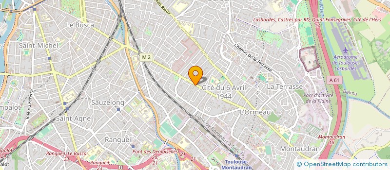 localisation de l'entreprise RESEAU EZRA SUD OUEST à TOULOUSE