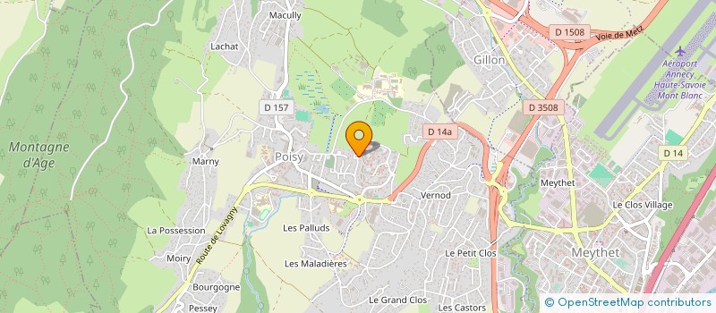 localisation de l'entreprise RESEAU FIBRE à POISY