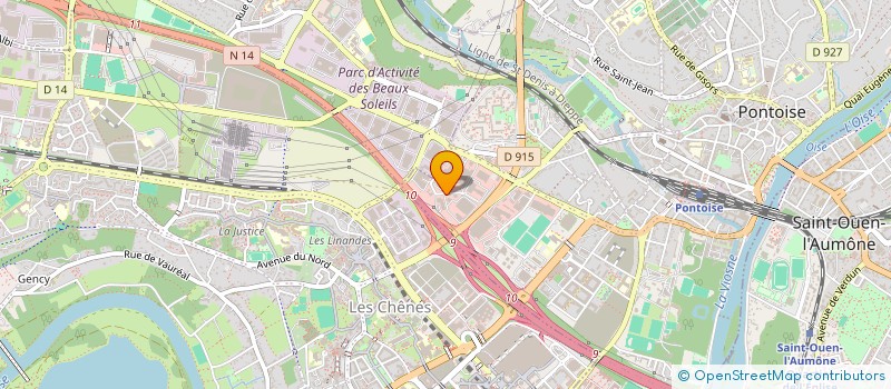 localisation de l'entreprise RESEAU FIBRE TELEPHONIE à PONTOISE