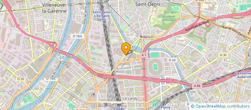 localisation de l'entreprise RESEAU FORMATION EMPLOI à SAINT-DENIS
