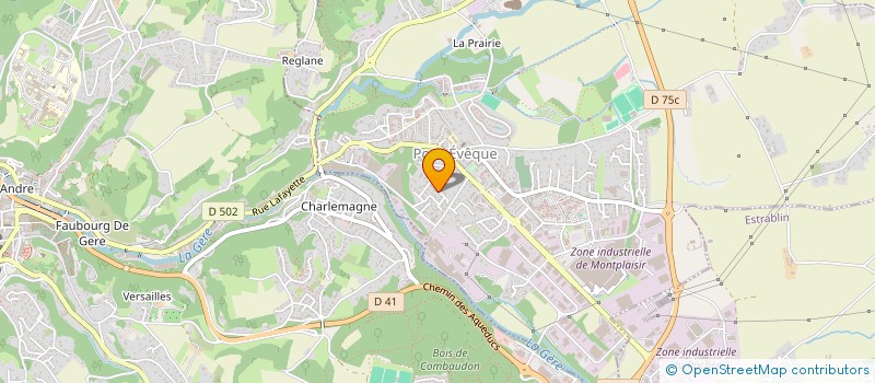 localisation de l'entreprise RESEAU FRANCE AVENIR & DEVELOPPEMENT STRATEGIQUE  PONT-EVEQUE