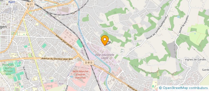 localisation de l'entreprise RESEAU FUTE  BON-ENCONTRE