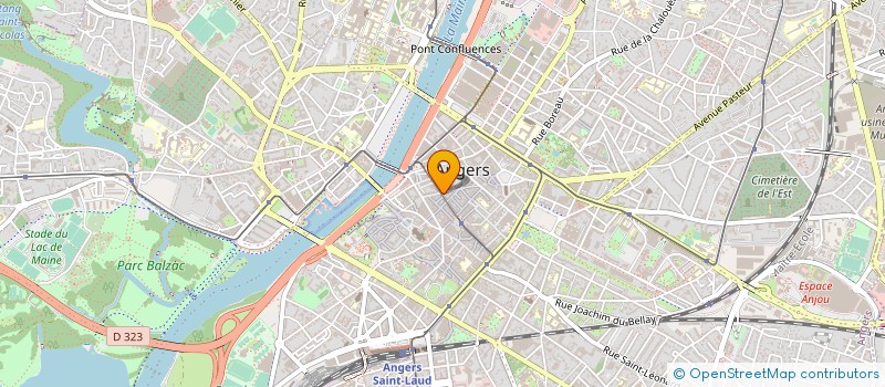 localisation de l'entreprise RESEAU GAMES à ANGERS
