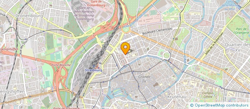 localisation de l'entreprise RESEAU GDS ENERGIES RENOUVELABLES à STRASBOURG