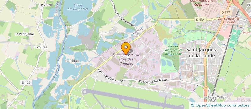 localisation de l'entreprise RESEAU GRAND OUEST SERVICES à SAINT-JACQUES-DE-LA-LANDE
