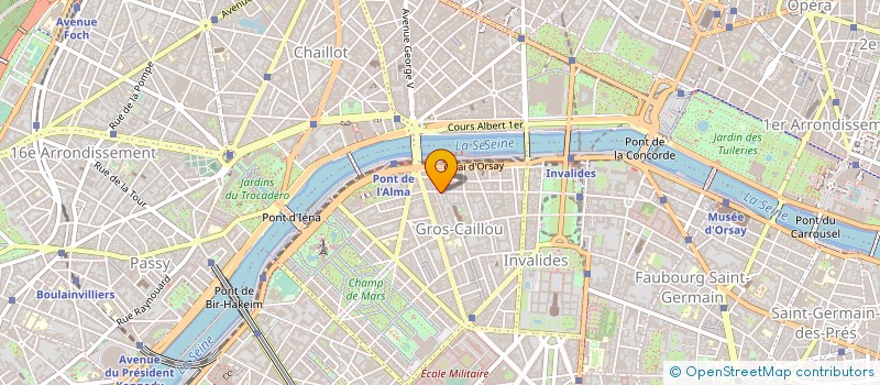 localisation de l'entreprise RESEAU GUERLEDAN SA à PARIS