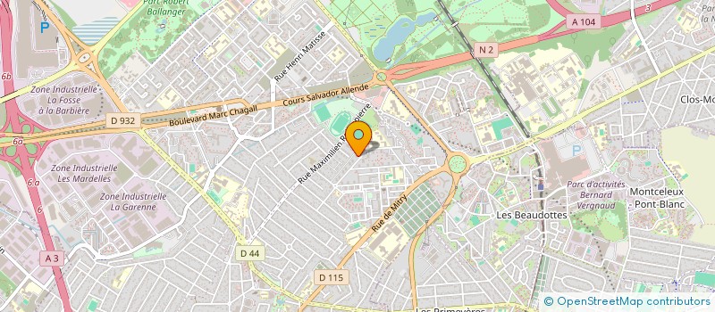 localisation de l'entreprise RESEAU INFO ELEC à AULNAY-SOUS-BOIS