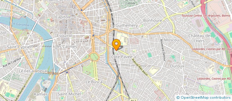 localisation de l'entreprise RESEAU INITIATIVES MIDI PYRENEES à TOULOUSE