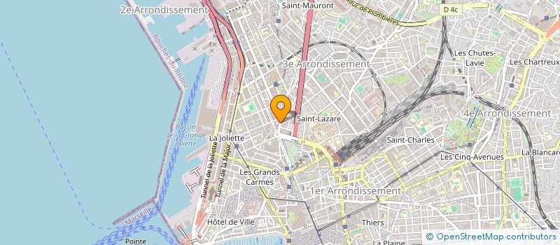 localisation de l'entreprise RESEAU INTERMEDIA à MARSEILLE