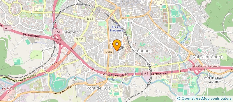 localisation de l'entreprise RESEAU INTERNAT PARTENARIAT ENTR à AIX-EN-PROVENCE