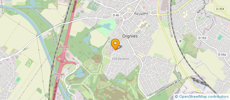 localisation de l'entreprise RESEAU INTERNATIONAL 'ACCLIMATER LES TERRITOIRES POST-MINIERS'  OIGNIES