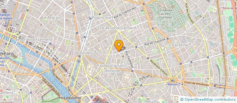 localisation de l'entreprise RESEAU INTERNATIONAL DE TRADUCTION  PARIS