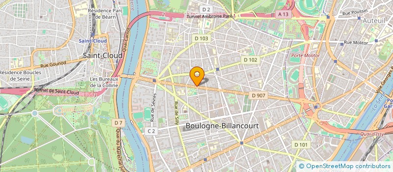 localisation de l'entreprise RESEAU INTERNATIONAL DES FEMMES LEADERS CHRETIENNES à BOULOGNE-BILLANCOURT