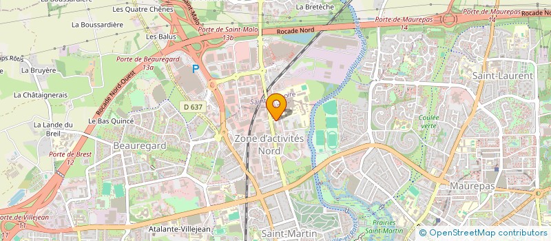 localisation de l'entreprise RESEAU INTERNATIONAL DES HAUTES ETUDES DES PRATIQUES SOCIALES  RENNES