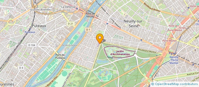 localisation de l'entreprise RESEAU INTERNATIONALE DE LA SANTE à NEUILLY-SUR-SEINE