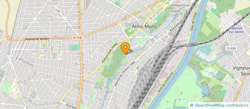 localisation de l'entreprise RESEAU /IVOIRE PRO SANTE à ATHIS-MONS