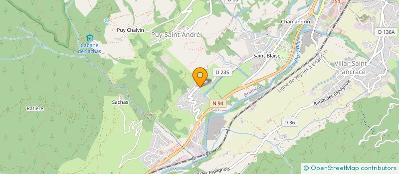 localisation de l'entreprise RESEAU JANUS, DU PASSE POUR L'AVENIR  PUY-SAINT-ANDRE