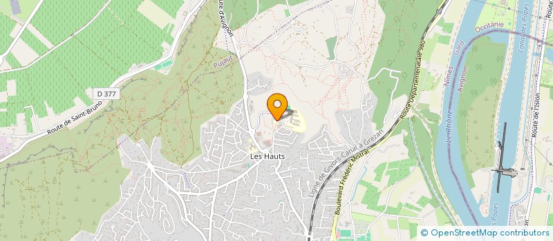 localisation de l'entreprise RESEAU JEAN VILAR  VILLENEUVE-LES-AVIGNON