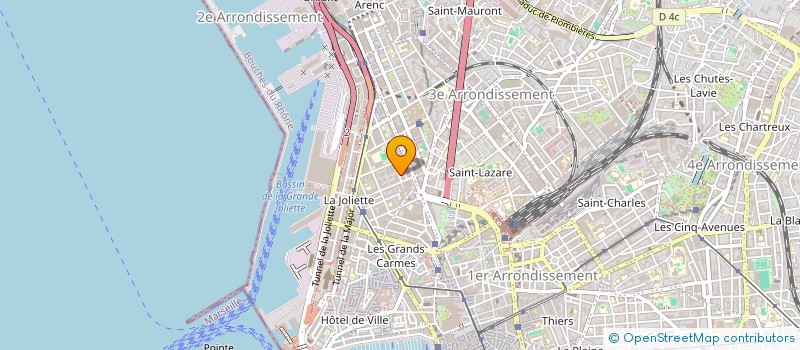 localisation de l'entreprise RESEAU JEUNES ANTHROPOLOGUES DU DEVELOPPEMENT (RESEAU JADE) à MARSEILLE