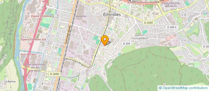 localisation de l'entreprise RESEAU JUSTICE SOLIDAIRE à ECHIROLLES