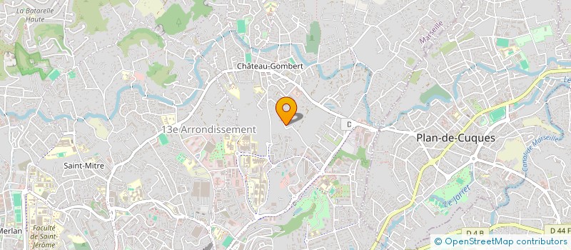 localisation de l'entreprise RESEAU LE BUNKER  MARSEILLE