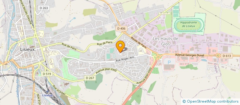 localisation de l'entreprise RESEAU LEXOVIEN D'ECHANGES DE SAVOIRS à LISIEUX