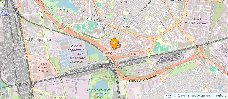 localisation de l'entreprise RESEAU LINK à CRETEIL