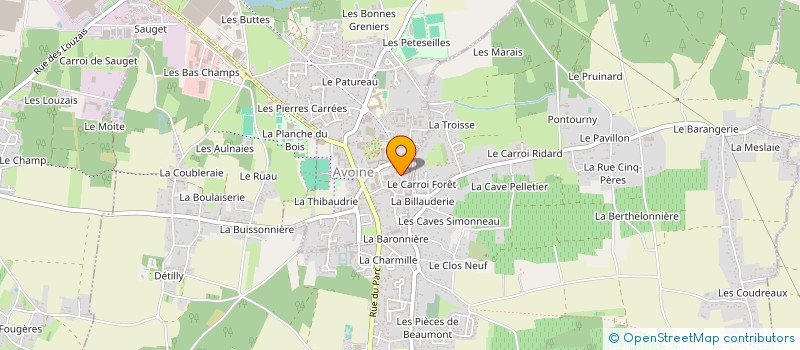 localisation de l'entreprise RESEAU LOCAL D'ARTISANS à AVOINE