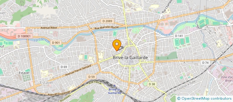 localisation de l'entreprise RESEAU'LUD SERVICES  BRIVE-LA-GAILLARDE