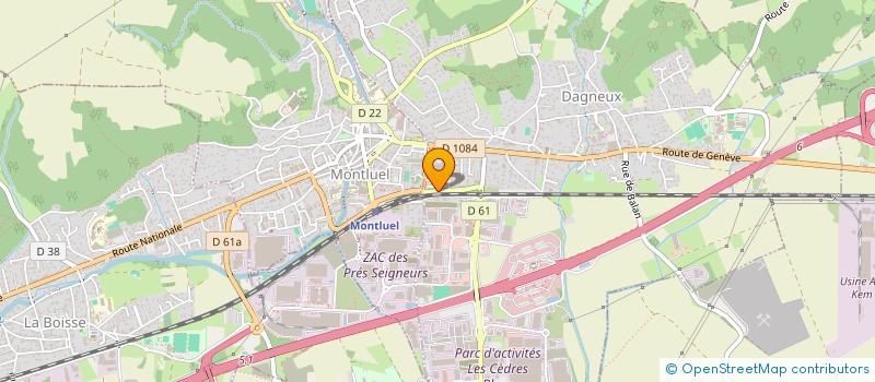 localisation de l'entreprise RESEAU LYME EUROPE à DAGNEUX