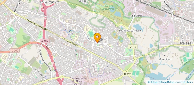 localisation de l'entreprise RESEAU MAIN FORTE  TRELAZE