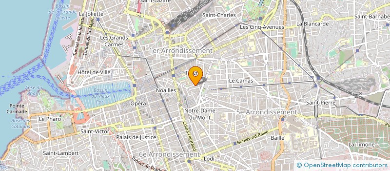 localisation de l'entreprise RESEAU MED - RESEAU DE PROFESSIONNEL LE S DE LA MEDIATION CULTURELLE PACA à MARSEILLE
