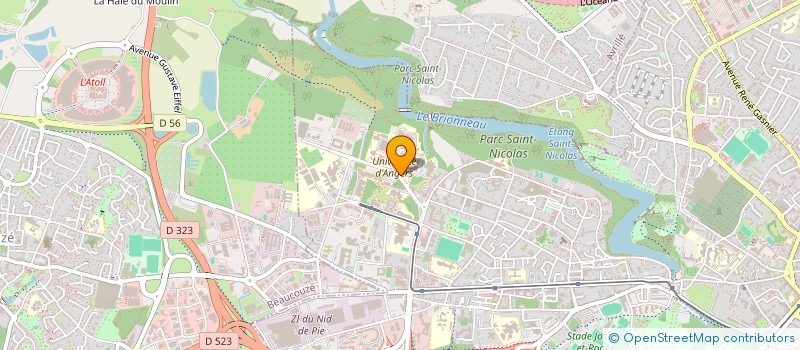 localisation de l'entreprise RESEAU MEETOCHONDRIE  ANGERS