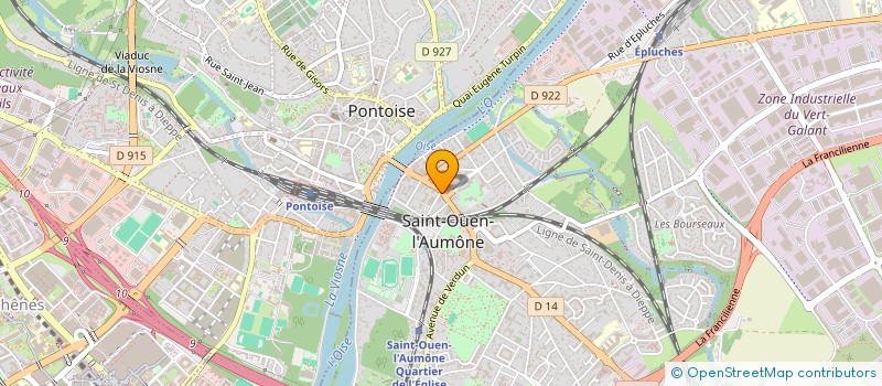 localisation de l'entreprise RESEAU METHODOLOGIE SANTE ET EPIDEMIOLOGIE  SAINT-OUEN-L'AUMONE