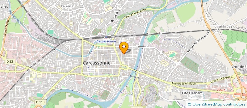 localisation de l'entreprise RESEAU MICRO GESTION FORMATION à CARCASSONNE