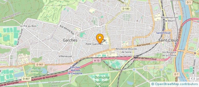 localisation de l'entreprise RESEAU MORPHEE à GARCHES