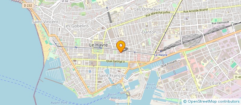 localisation de l'entreprise RESEAU NATIONAL ACCUEIL TRAVAILLEURS à LE HAVRE