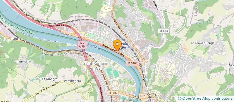 localisation de l'entreprise RESEAU NATIONAL ECO ENERGIE 38 NORD à VIENNE