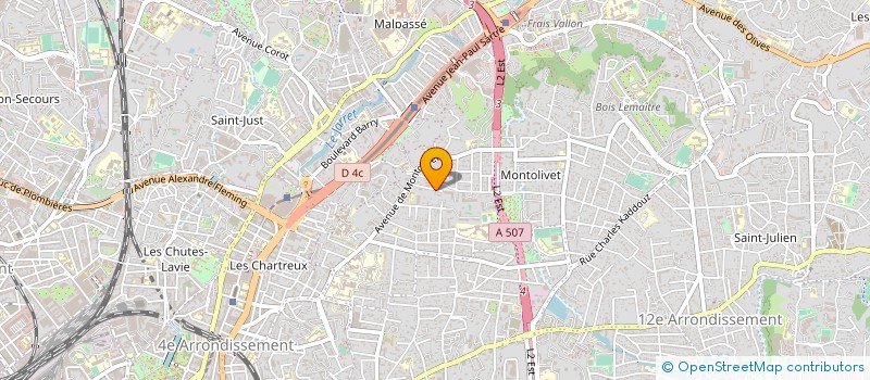 localisation de l'entreprise RESEAU NET à MARSEILLE