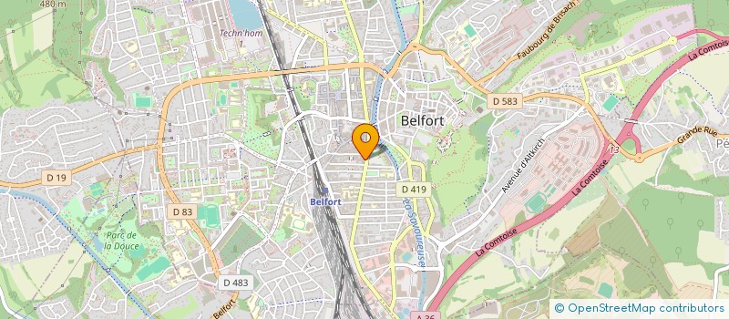 localisation de l'entreprise RESEAU NOVA  BELFORT