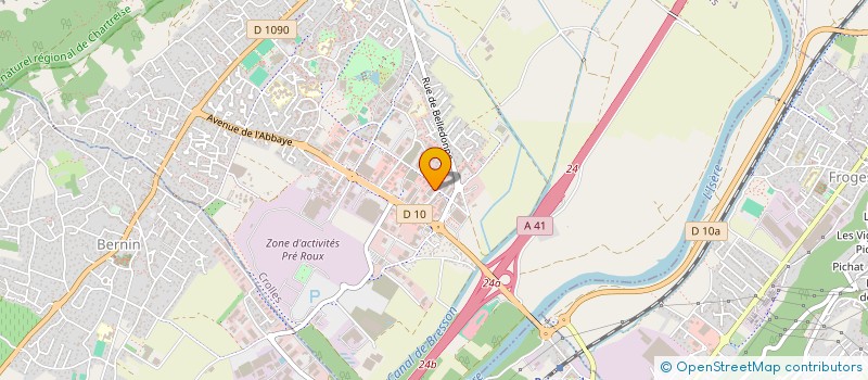 localisation de l'entreprise RESEAU NOVALIANS  CROLLES