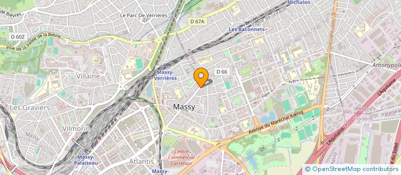 localisation de l'entreprise RESEAU OPTIC à MASSY