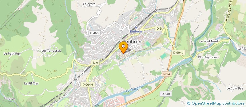 localisation de l'entreprise RESEAU PALLIANCE à EMBRUN