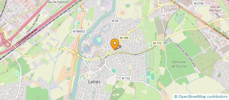 localisation de l'entreprise RESEAU PART' à LATTES