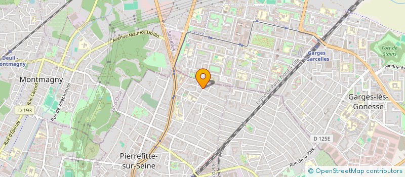 localisation de l'entreprise RESEAU PARTAGE DU SAVOIR à PIERREFITTE-SUR-SEINE