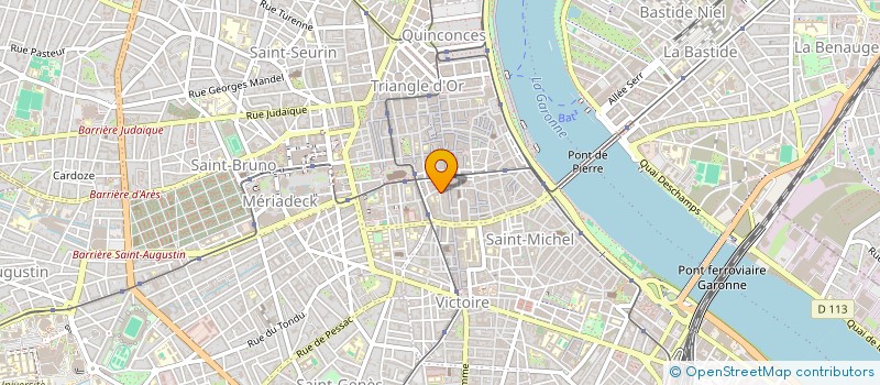 localisation de l'entreprise RESEAU PAUL BERT à BORDEAUX