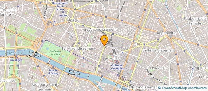 localisation de l'entreprise RESEAU PHAST à PARIS