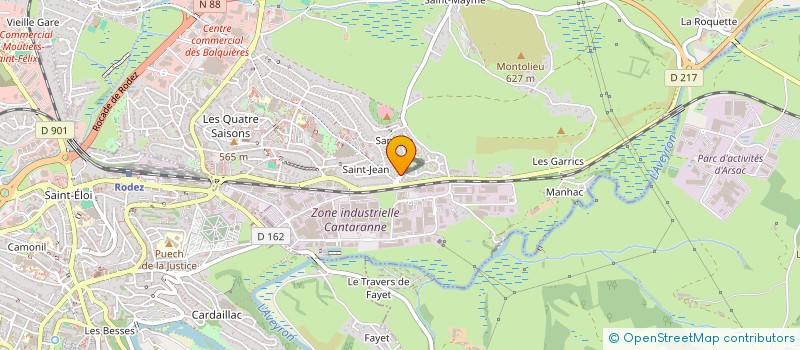 localisation de l'entreprise RESEAU PLAIES CICATRIS PATHO VASCULAIRE à ONET-LE-CHATEAU
