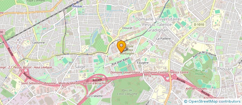 localisation de l'entreprise RESEAU PLURIDISCIPLINAIRE POUR L'INFORMATION ET LA COMMUNICATION (REPLIC) à PESSAC
