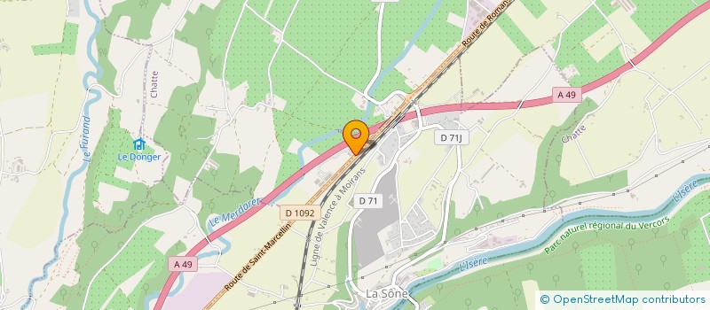 localisation de l'entreprise RESEAU PNEUS  CHATTE